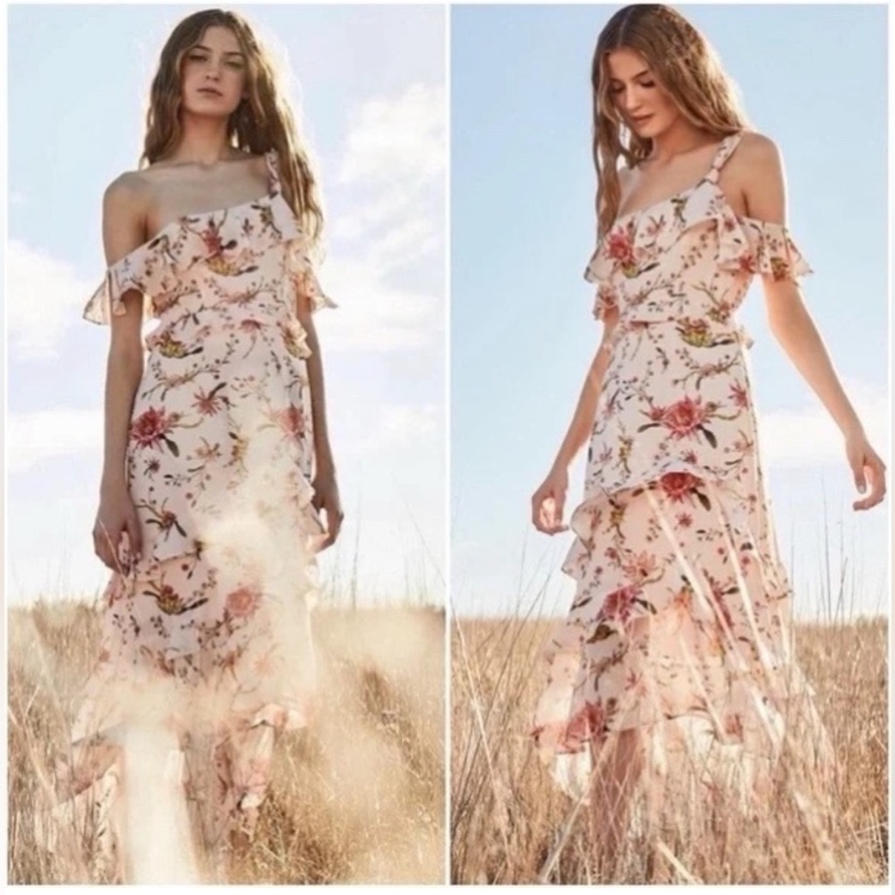 Rachel Zoe Jillian Pink Floral Dress